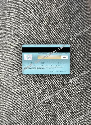 Uruguay Banco De La Republica Oriental Del Uruguay bank visa electron card photolook back